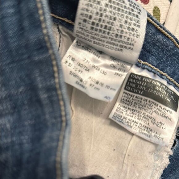 Levi's Blue Legging Jeans 7 M 28 Waist Classic Fit - Picture 12 of 12